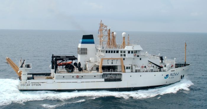 NOAA Ship Oscar Dyson at sea