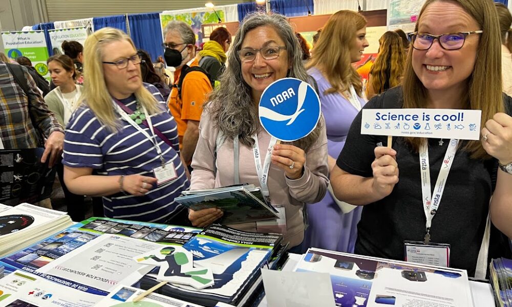 Educational materials available at NOAA booth