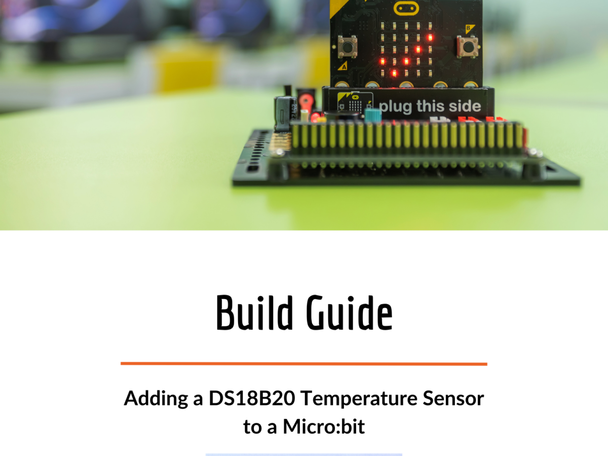 temperature sensor build guide cover page